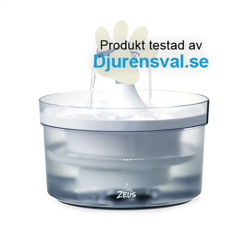 Zeus Waterfall Transparent Vattenfontän 1,5 Liter